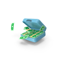 Pile Dollar Banknote Case PNG & PSD Images