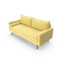 Yellow Sofa PNG & PSD Images
