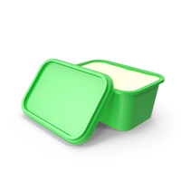 Food Container Open Green PNG & PSD Images