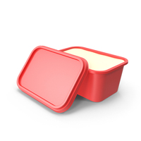 Food Container Open Red PNG & PSD Images
