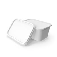 Food Container Open White PNG & PSD Images