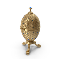 Antique Gold Faberge Egg Closed PNG & PSD Images