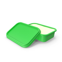 Food Container Open Green PNG & PSD Images