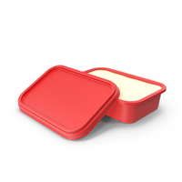 Food Container Open Red PNG & PSD Images