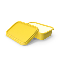 Food Container Open Yellow PNG & PSD Images