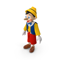 Pinnochio Wooden Doll Toy PNG & PSD Images