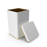 Open Tin White PNG & PSD Images