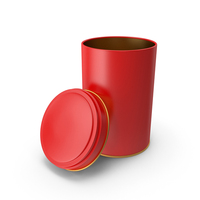 Open Tin Red PNG & PSD Images