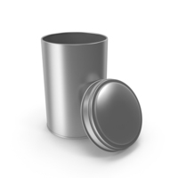 Open Tin Silver PNG & PSD Images