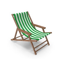Green Beach Chair PNG & PSD Images