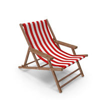 Red Beach Chair PNG & PSD Images