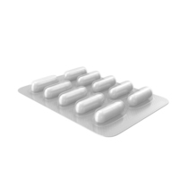 White Pills Capsules PNG & PSD Images