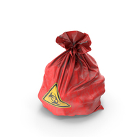 Red Biohazard Trash Bag PNG & PSD Images