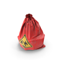 Red Biohazard Trash Bag PNG & PSD Images