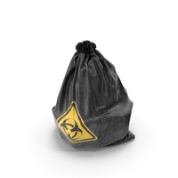 Biohazard BLACK Trash Bag Delivery PNG & PSD Images