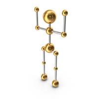 Success Thicky Man Gold PNG & PSD Images