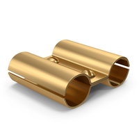 Gold Pipe Clamp PNG & PSD Images