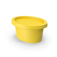 Food Container Yellow PNG & PSD Images