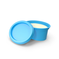 Food Container Open Blue PNG & PSD Images