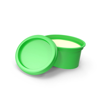 Food Container Open Green PNG & PSD Images