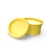Food Container Open Yellow PNG & PSD Images