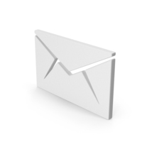 White Message Symbol PNG & PSD Images
