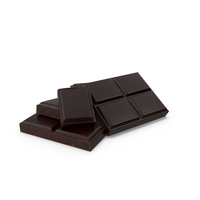 Pieces Of Dark Chocolate PNG & PSD Images