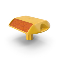 Raised Pavement Marker Orange PNG & PSD Images
