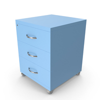 Small Blue Cabinet PNG & PSD Images