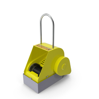 Yellow Industrial Boot Scrubber PNG & PSD Images