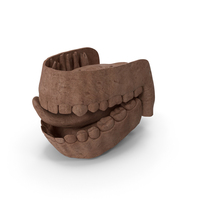 Clay Human Mouth Gums Teeth and Tongue PNG & PSD Images