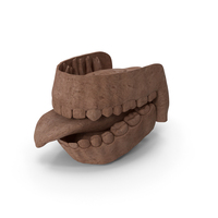 Clay Human Mouth Gums Teeth and Tongue PNG & PSD Images