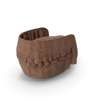 Clay Human Mouth Gums Teeth and Tongue PNG & PSD Images