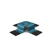 Scifi Plate Element Blue PNG & PSD Images
