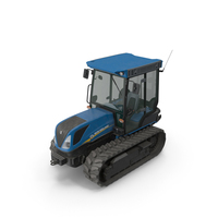 New Holland TK4 Crawler Cabin Dirty PNG & PSD Images