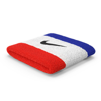 Nike Swoosh Wristband Folded Colored PNG & PSD Images