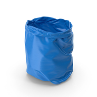 Open Blue Rubbish Bag Small PNG & PSD Images
