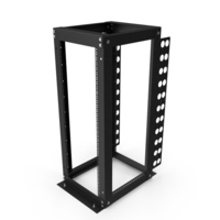 Open Frame Server Rack 30U Empty PNG & PSD Images