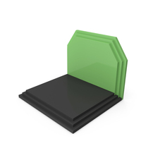 Green & Black Podium PNG & PSD Images