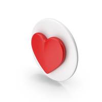 RED HEART SYMBOL PNG & PSD Images