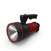 Red Dirty Flashlight PNG & PSD Images