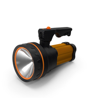 Orange Clean Flashlight PNG & PSD Images