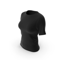 Black Female T-Shirt PNG & PSD Images