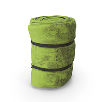 Sleeping Bag Green Dirty Standing PNG & PSD Images