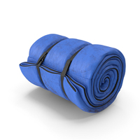 Blue Dirty Sleeping Bag Laying PNG & PSD Images