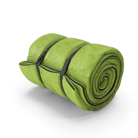 Sleeping Bag Green Dirty Laying PNG & PSD Images