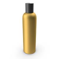 Cosmetic Bottle Gold PNG & PSD Images