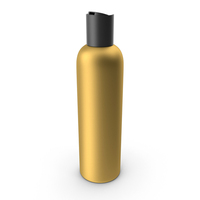 Cosmetic Open Bottle Gold PNG & PSD Images