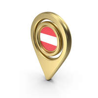 Flag Location Icon Flag of Austria PNG & PSD Images