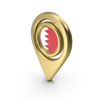Flag Location Icon Flag of Bahrain PNG & PSD Images